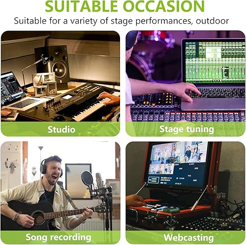 Miniatura 8 de Mezclador de audio de estudio, mezclador de DJ, placa de sonido, interfaz de audio USB de 16 Dsp + 48 V Phantom Bluetooth 6 canales mezclador de