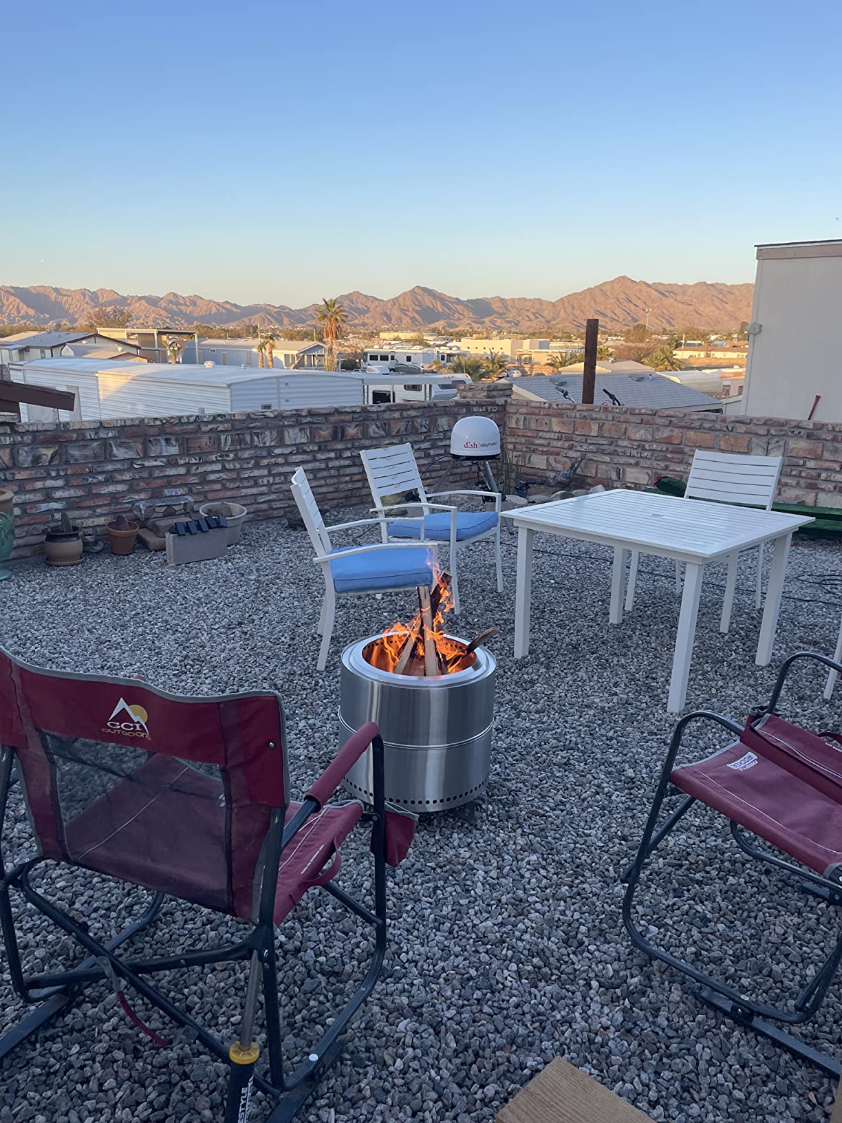 22/mo Finance COOZOOM 15 Inch Portable Smokeless Fire Pit with Stand