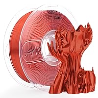 Vista 21 de AMOLEN - Filamento de impresora 3D de seda PLA, filamento brillante de seda púrpura PLA de 1.75mm, filamento PLA para impresión 3D para la mayoría