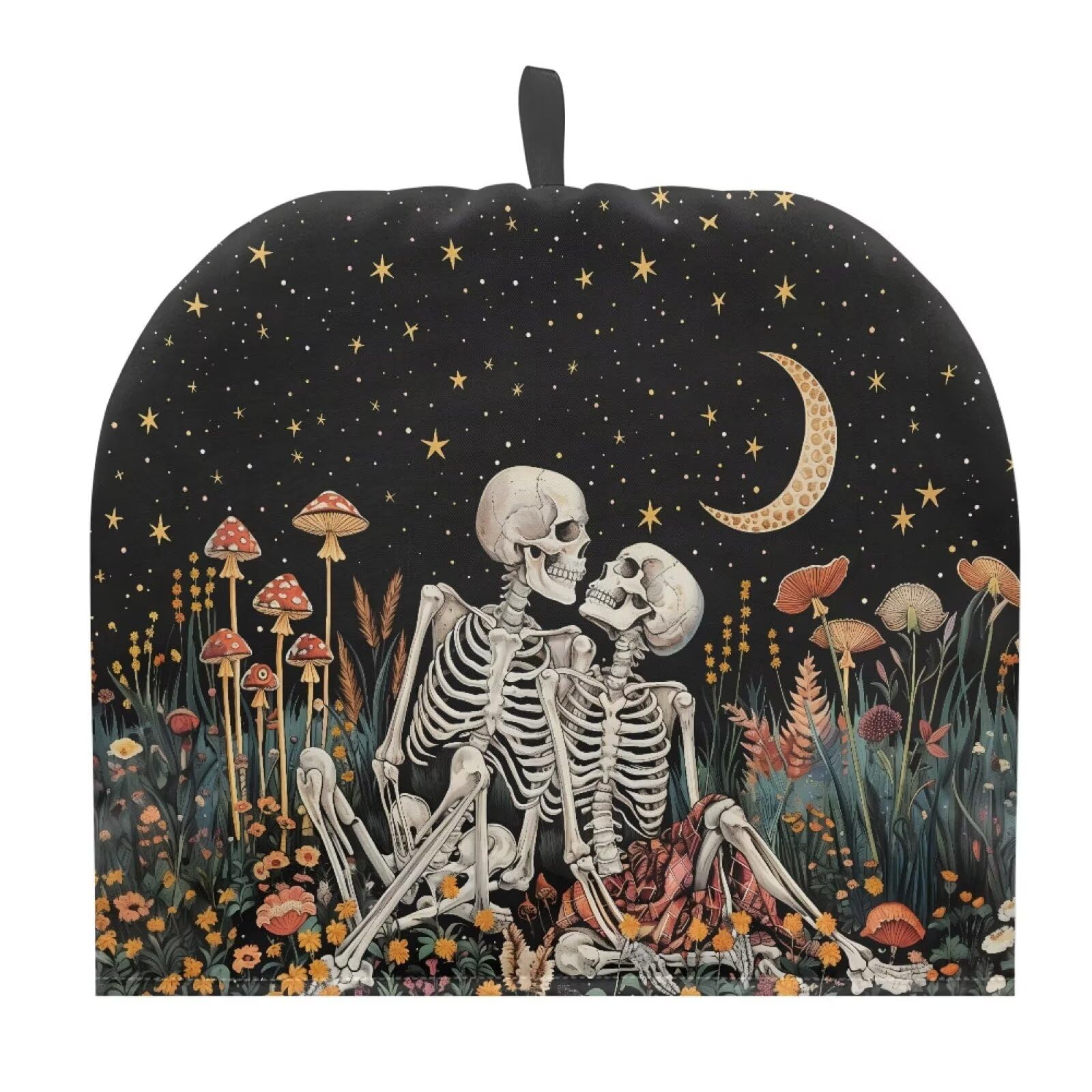 Hudotybom Funny Skeleton Tea Cosy Teapot Cover Breakfast Coffee Warmer Cozy Kettle Cover Water Kettle Protector Kitchen Cozies Insulated Large Teapot Quilt Warmer for Kitchen Dining Table