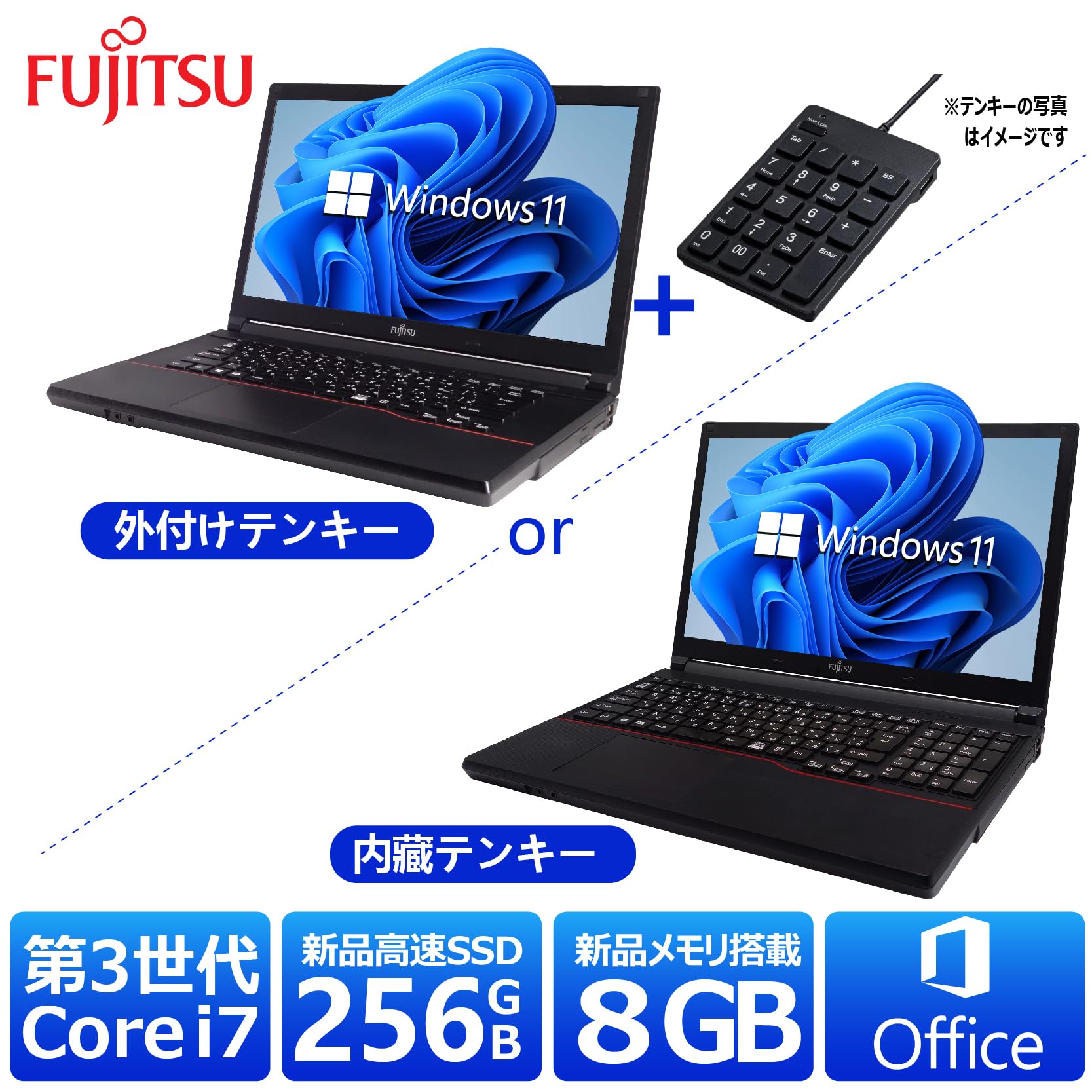 Amazon.co.jp: 【整備済み品】 【Webカメラ搭載+テンキー付き(外