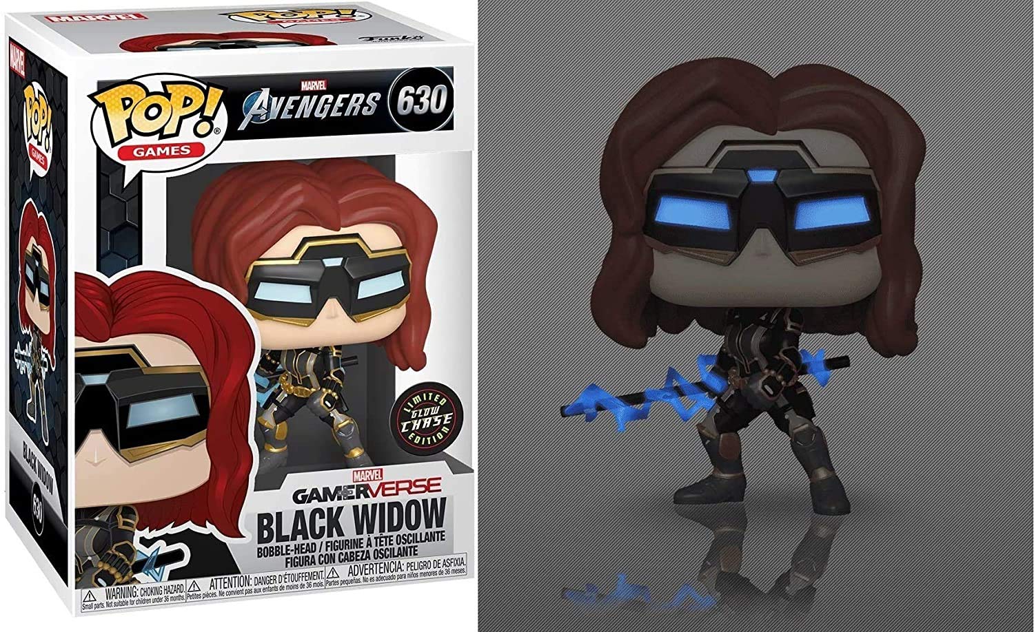 Amazon.com: Black Widow Glow in The Dark Chase Edition #630