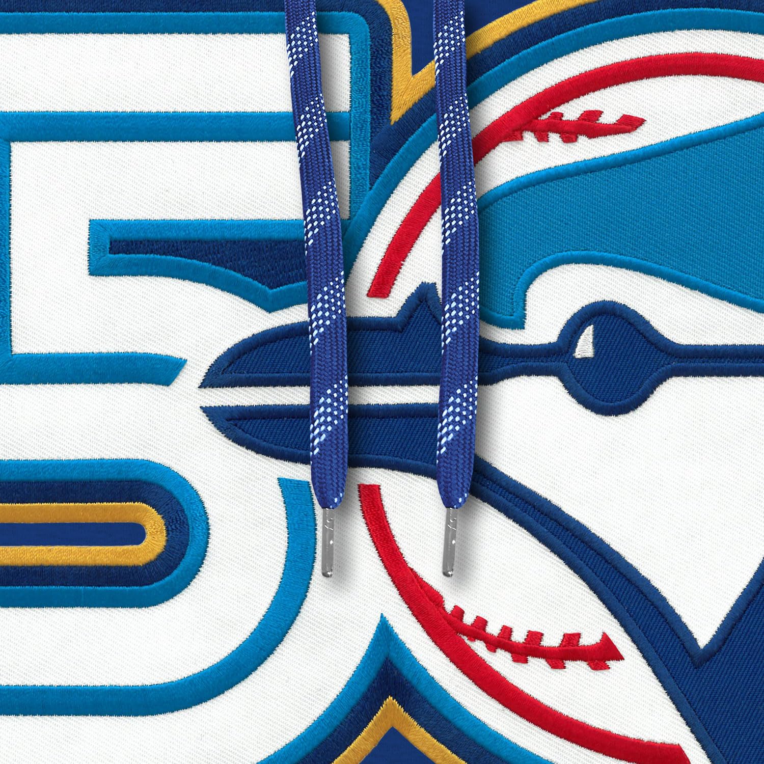 Bulletin Toronto Blue Jays MLB Express Twill 50th Anniversary Logo Hoodie - 3