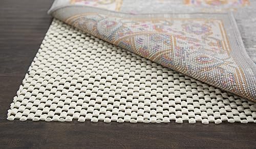 Nourison Grid-Loc - Almohadilla para alfombra de 7 pies 6 pulgadas x 9 pies 8 pulgadas, antideslizante, para dormitorio, sala de estar, pasillo, (7