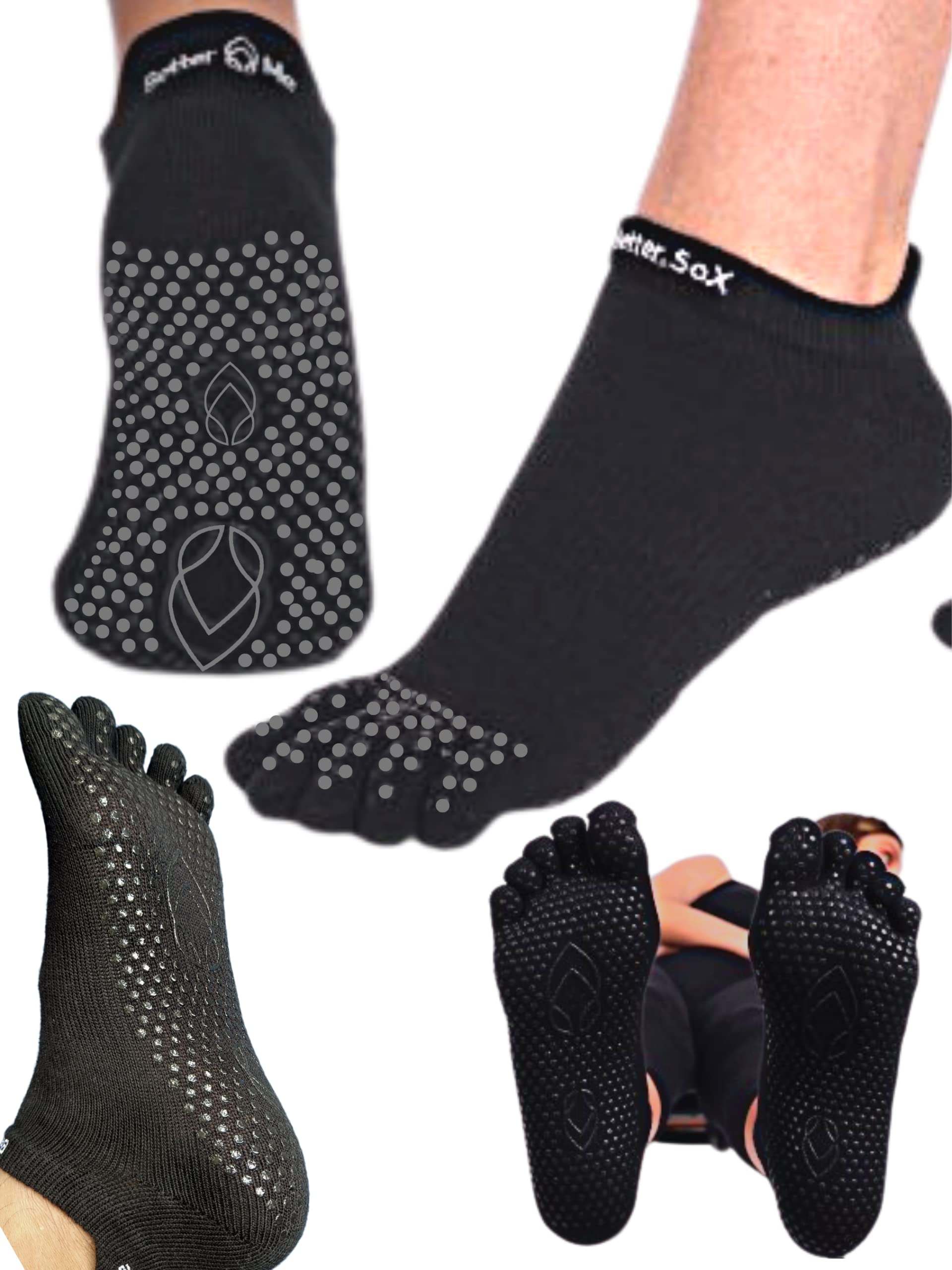 Better Me 3x Unisex Compression Socks for Men and Women - Advanced Odor Control, Moisture-Wicking | Sports, Athletics, and Gym Activities - Long-Lasting, Breathable Design (15-30mmhg)