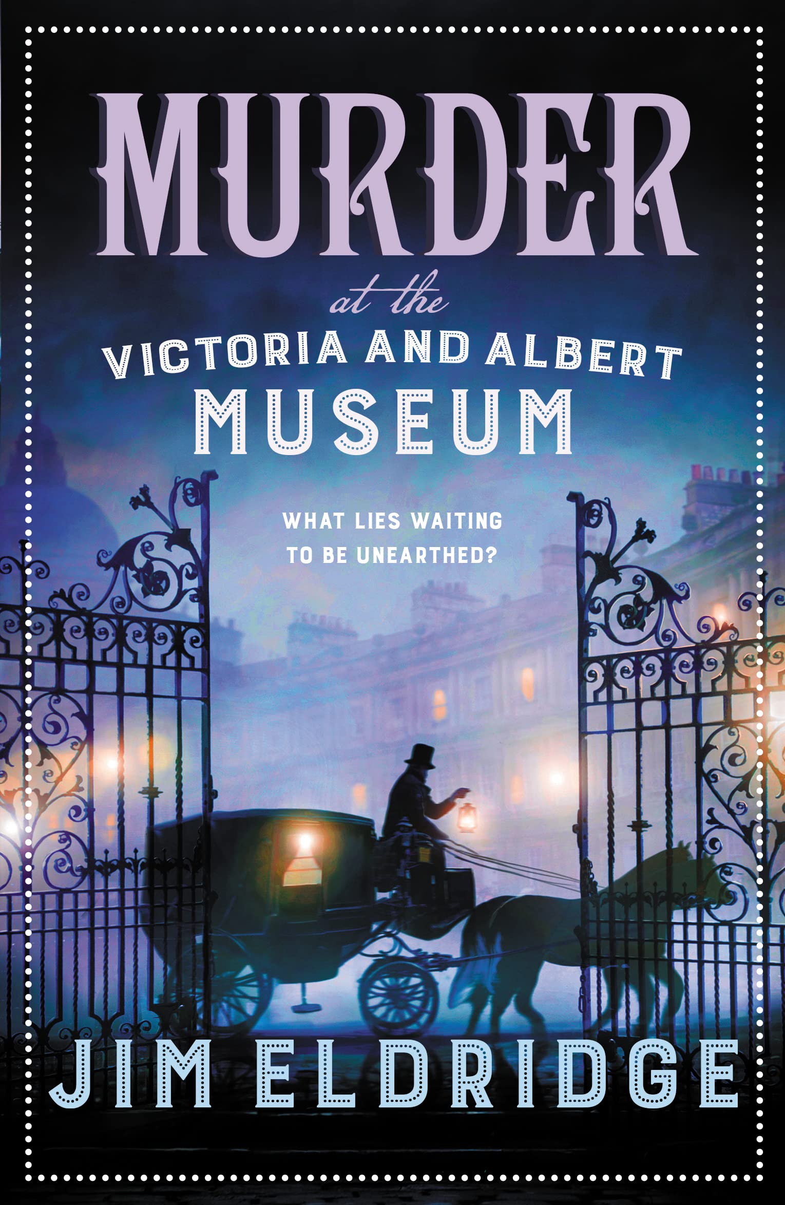 Jim Eldridge Murder at the Victoria & Albert Museum Paperback Book - White