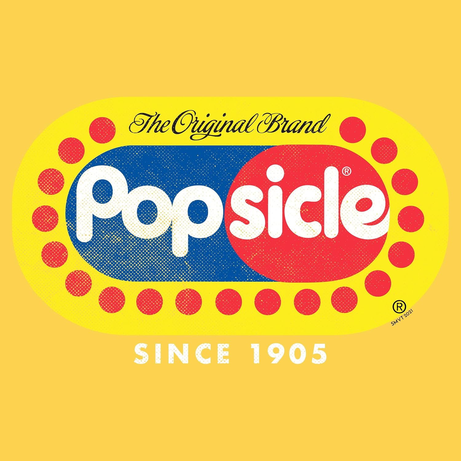 Popsicle® The Original Authentic Tee | Official Popsicle Logo Yellow Unisex Shirt - Image 2