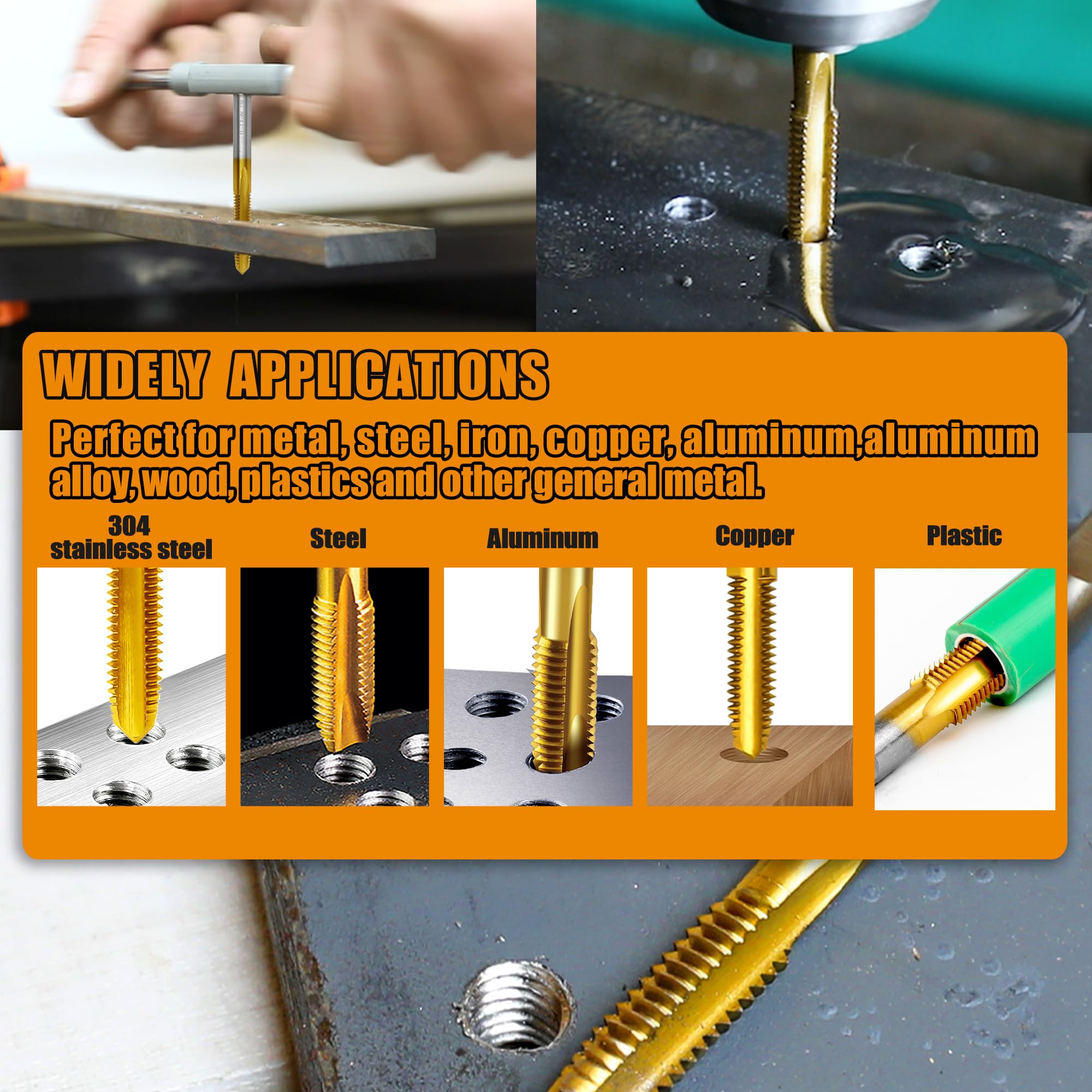 Micro Metric Taps Set - M1-M3.5 Threading Tools -5 Micro Metric Taps Set - M1-M3.5 Threading Tools -5
