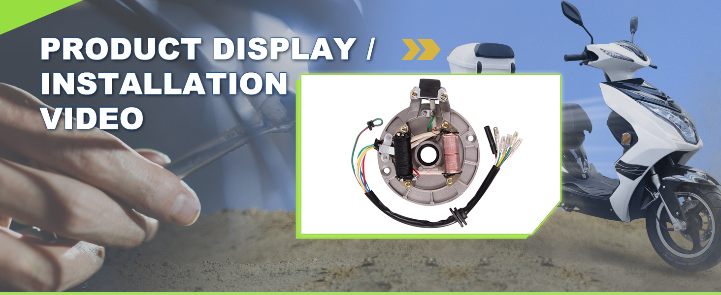 Statore Bobina Magneto Per Dirt Bike 50cc-125cc - Ricambio Per Taotao, Kazuma, SSR, Baja ATV - Foto 10