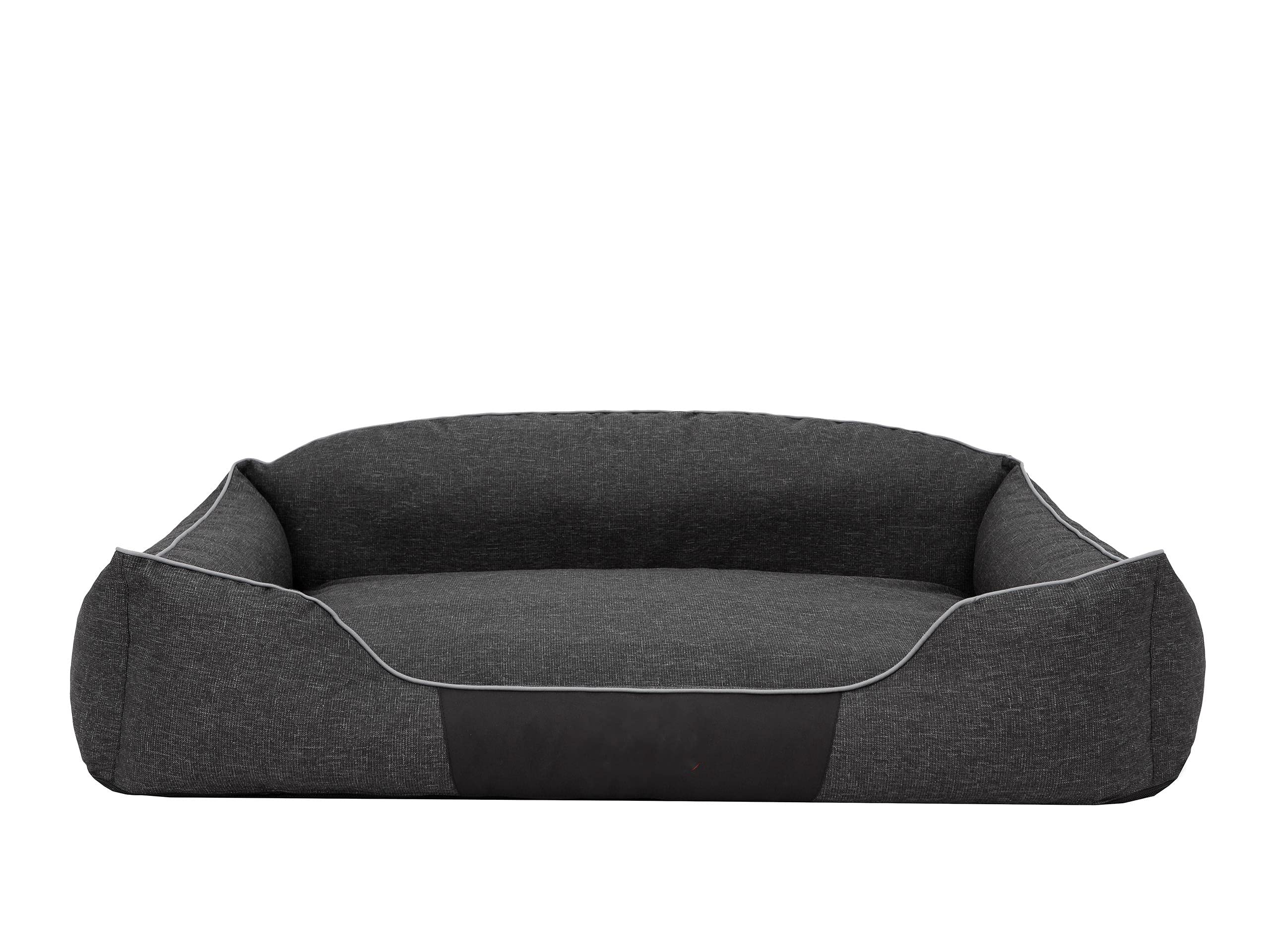 PillowPrim Hundebett Hundehütte Hundekissen Ruheplatz Hundematratze Hundesofa Hundeschlafplatz Doggybed Hundezubehör Hundeschlafplatz Sofa Hundekissen Hundeplatz Bett Hundekorb 65 x 50 cm