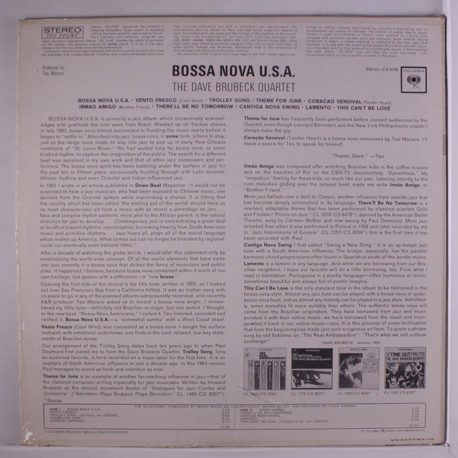 Bossa Nova U.S.A. [Vinyl LP]