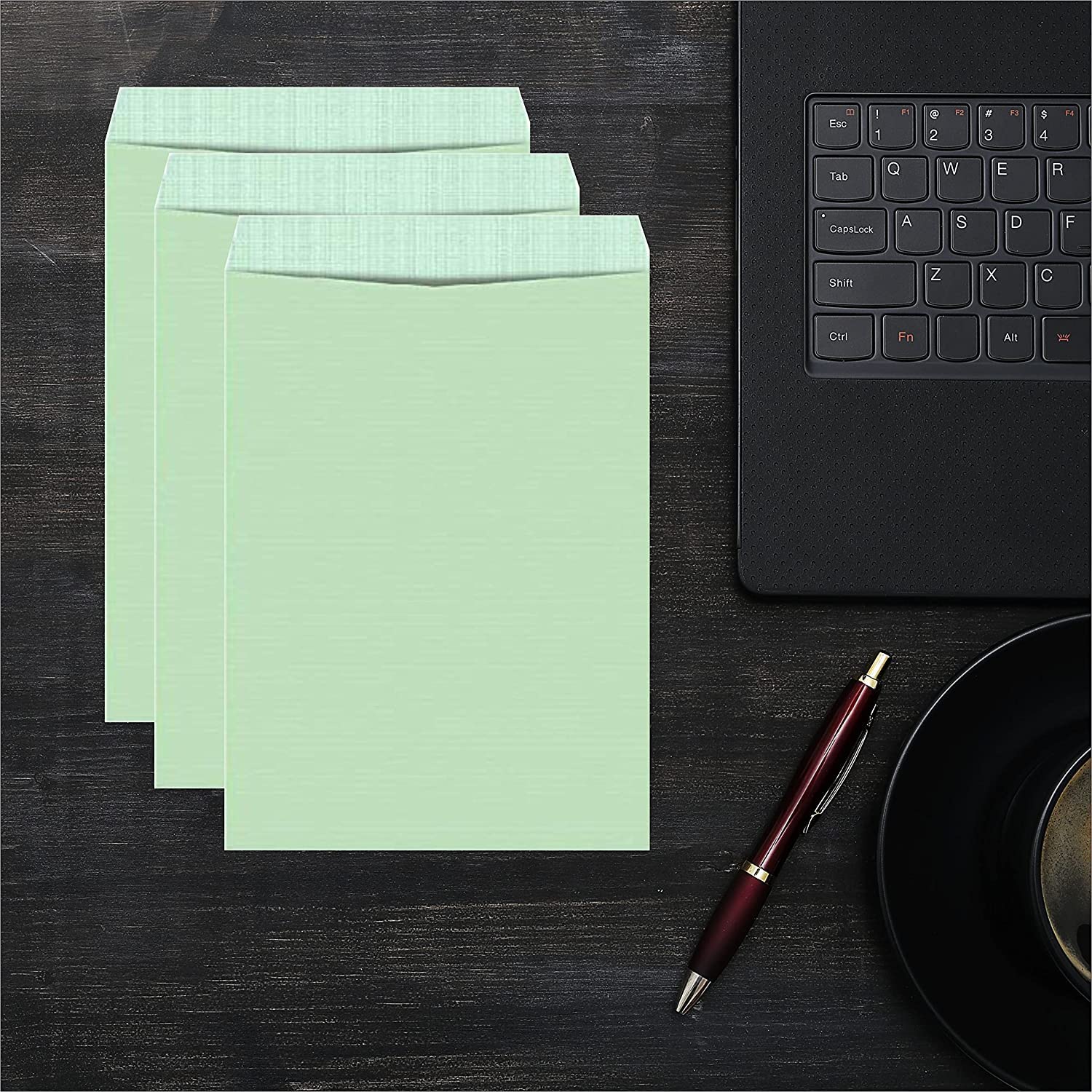 Tia Crafts A4 Cloth Lined Secure Courier Envelopes 10x12 Inches | Heavy Duty Paper Covers for Business & Legal Documents | Pack of 50 1