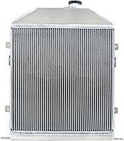 Vista 3 de Ventilador de aluminio de 4 filas para radiador compatible con Ford Coupe Super Deluxe 3.7L 1942-1948