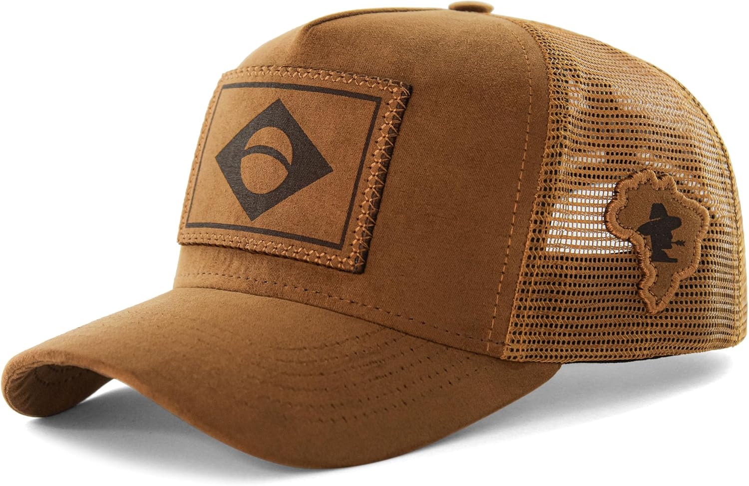 Sacudido's | Trucker Cap Brazilian Flag Snapback Hats, Adjustable, for Men and Women, Great for Hunting