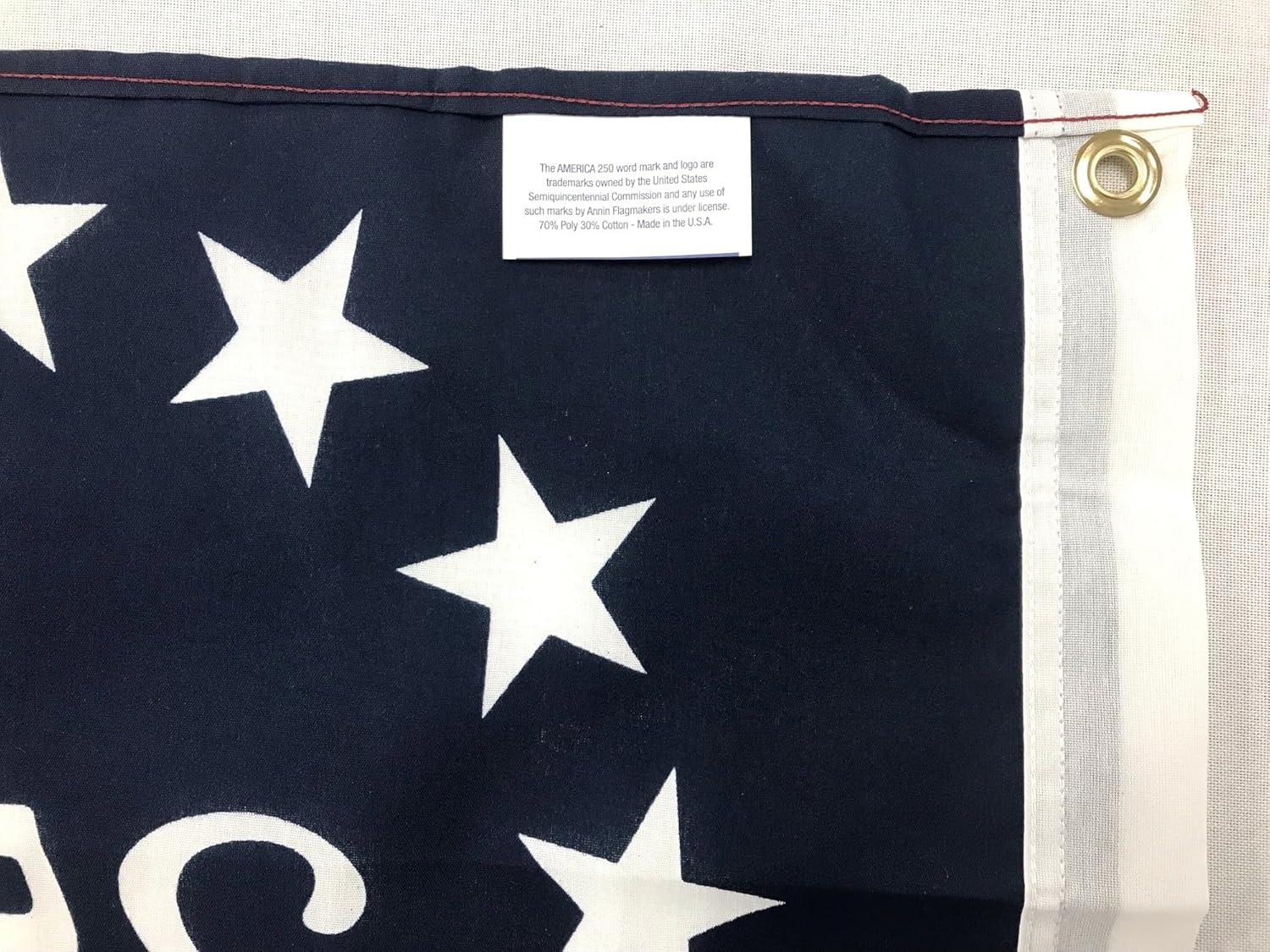 USA 250th Anniversary Betsy Ross Edition 3ft x 5ft Printed Poly-Cotton Flag | Patriotic American Flag for Home Yard Events Historic Displays | Lightweight Fabric for Indoor Outdoor Use