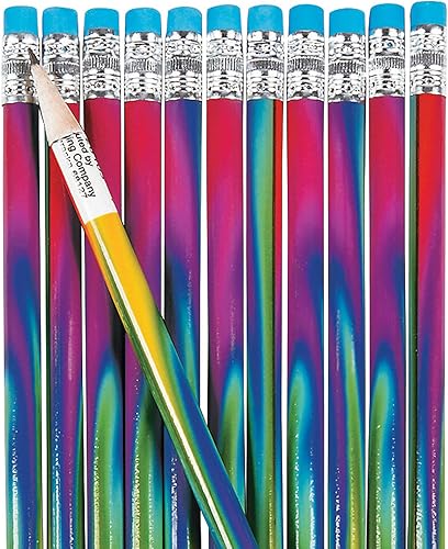 Fun Express Tie-Dyed lápices – 24 piezas