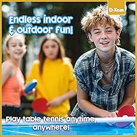 Vista 8 de D-Xam Multi Color or White Ping Pong Balls Table Tennis Ball for Games Arts Pack of 50, 30 & More, 40mm Pong Balls Party Pets School Activities