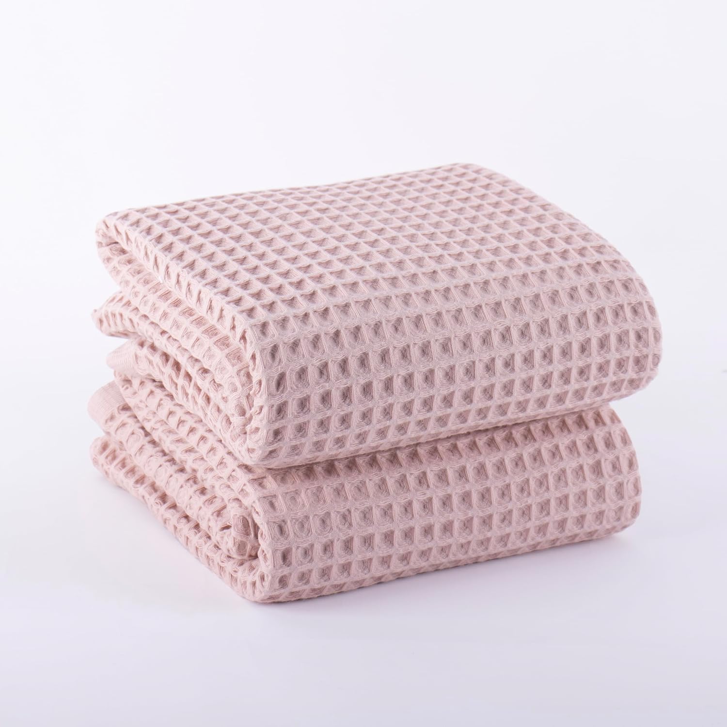 Amazon.com: Püskül Waffle Bath Towels for Bathroom, Premium 100% Turkish Organic Cotton, 32x63 ...