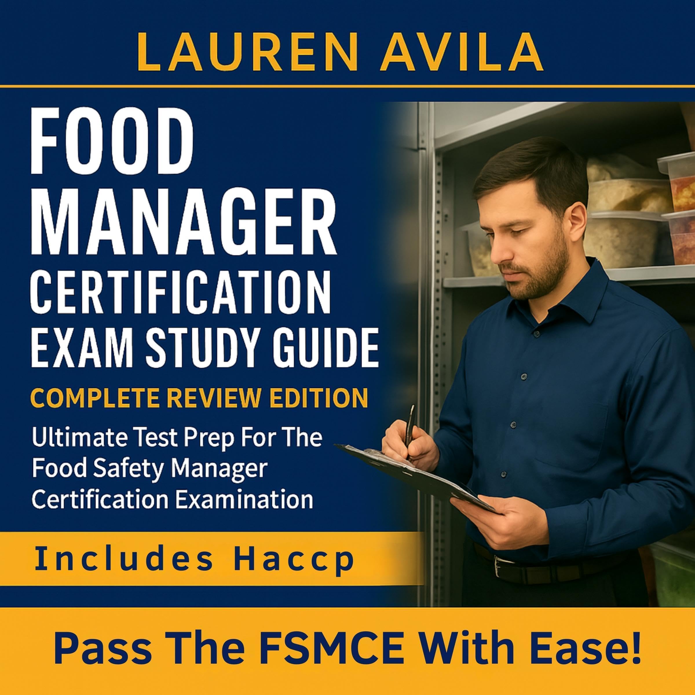 Cover art for Food Manager Certification Exam Study Guide