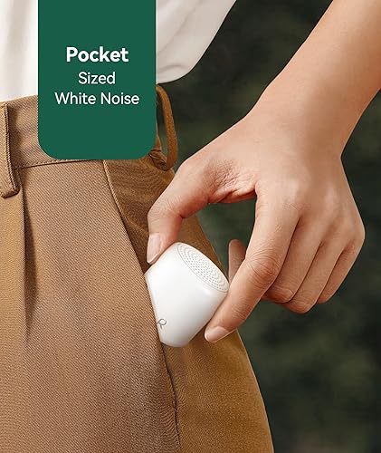 Miniatura 2 de Máquina de sonido de ruido blanco Sonido portátil para dormir, máquina de sonido de viaje para bebés adultos, 16 sonidos naturales, temporizador,