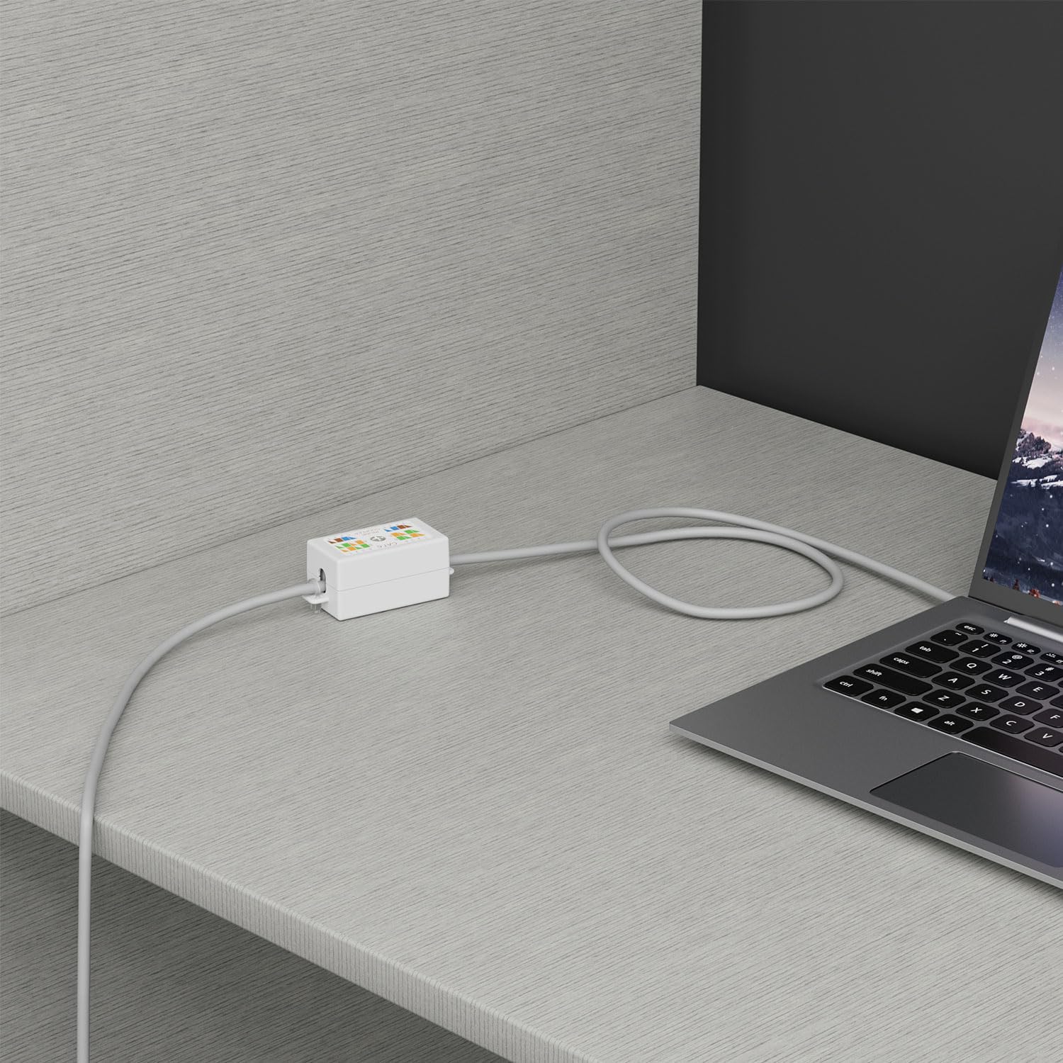 Greluma 2 Pz Scatola di giunzione Ethernet, scatola di giunzione Cat6, tipo Punch Down