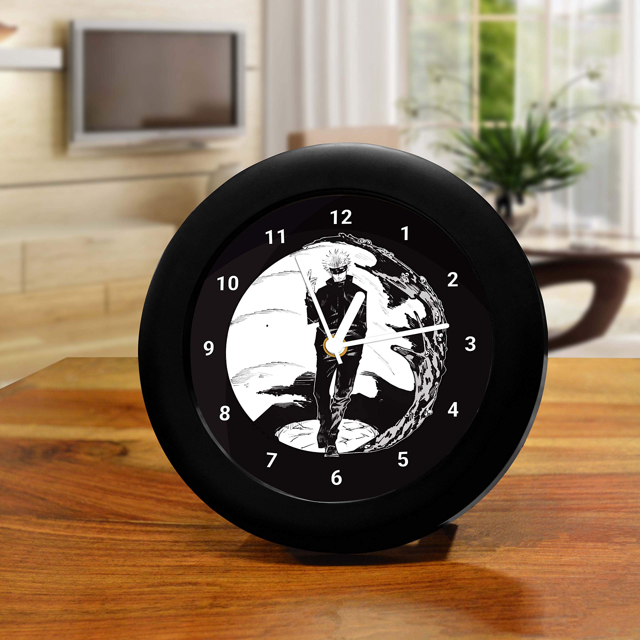 Buy MCSID RAZZ Anime Satoru Gojo Table Clock Desk Clock for Home and