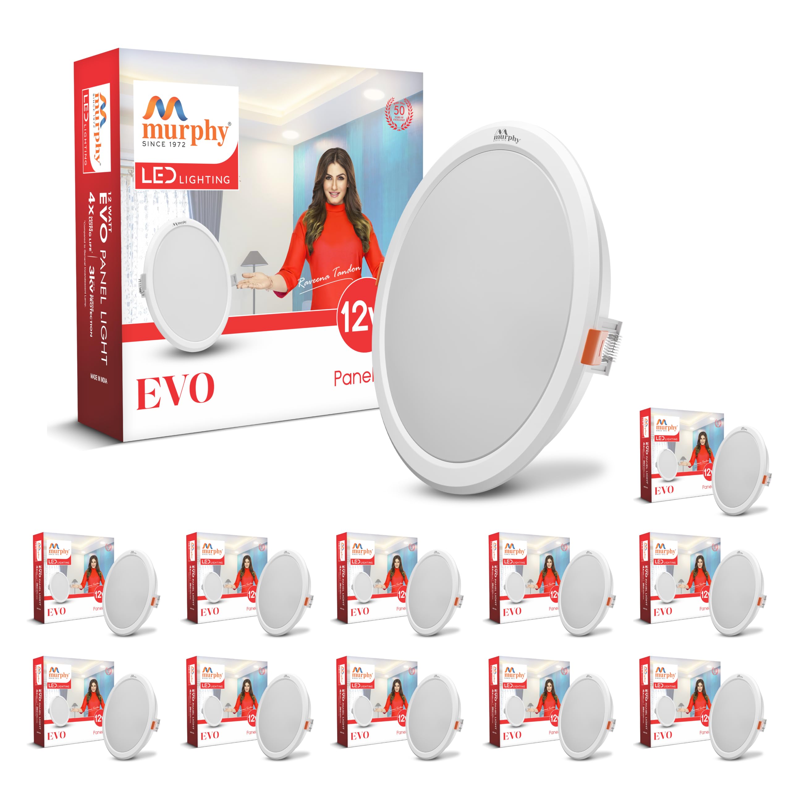 Murphy EVO LED Panel Light - Cool White, 1000 Lumens -10