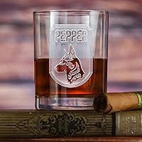 Vista 2 de Regalo para el mejor amigo del perro, copa de whisky personalizada