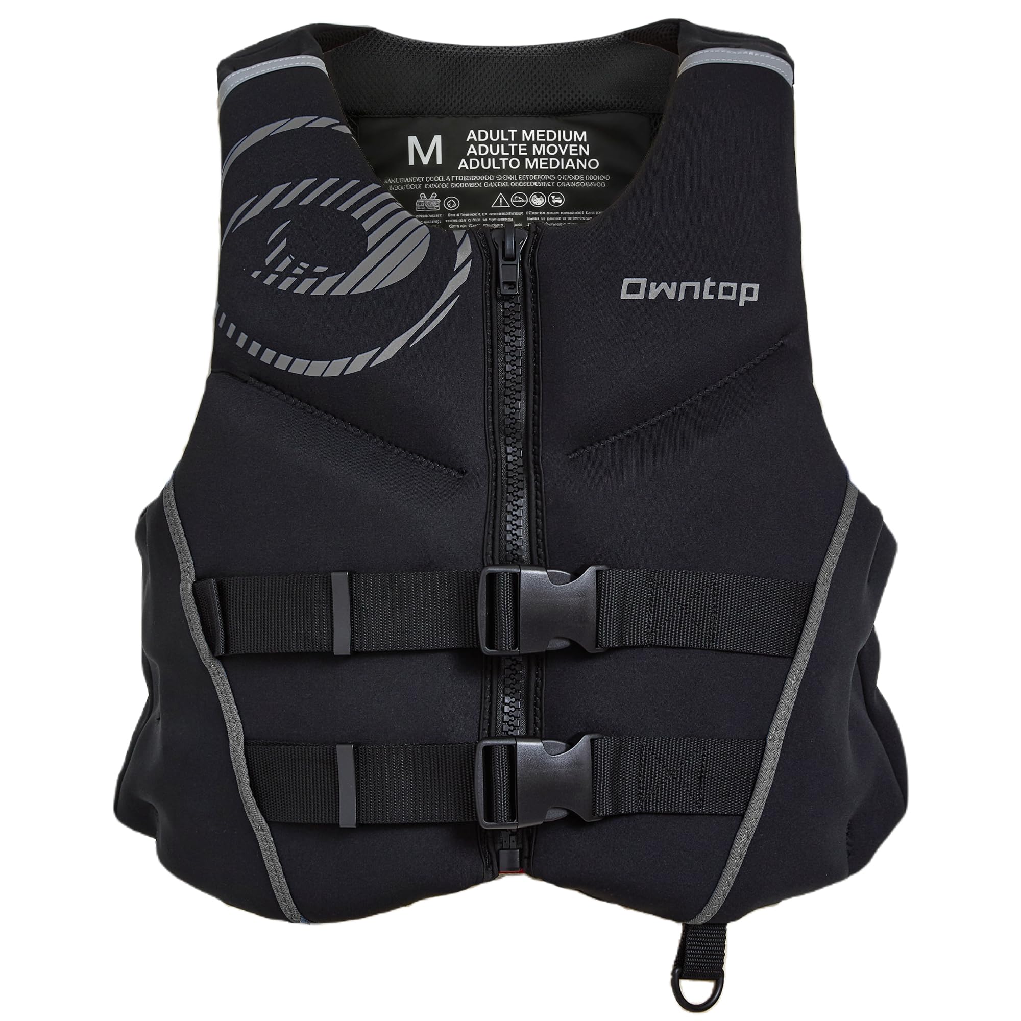 Owntop Adult Buoyancy Aid | Lightweight Neoprene Floating Vest | Foldable Sports Vest with Double Safety Straps for Kayaking, Canoeing, Fishing and Paddleboarding - 1