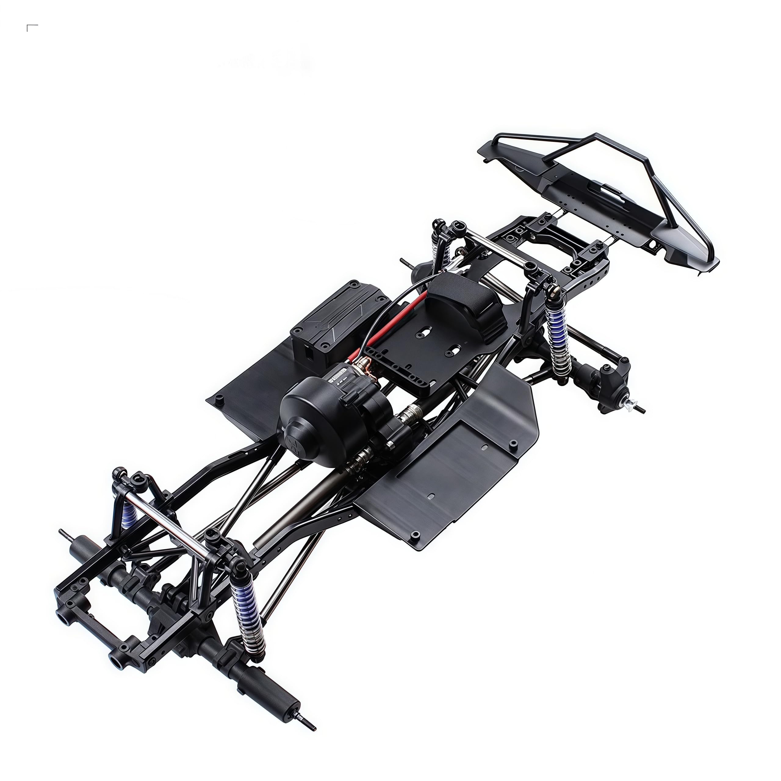 Amazon | 313mm 組み立て済みRCシャーシ ホイール付き フレームキット