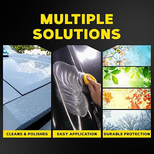 Miniatura 5 de Meguiar's Limpiador para AutosCera líquida y telas de microfibra, Cera