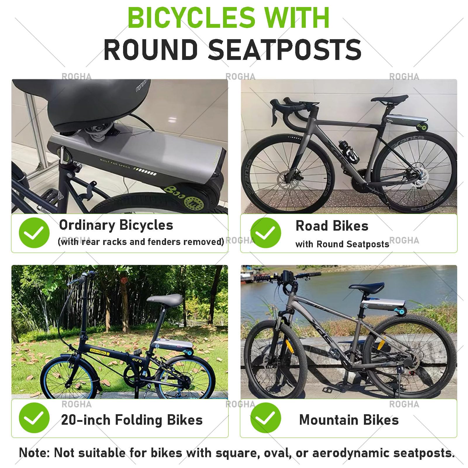 Kit ConversióN Bicicleta EléCtrica + Adaptador Tija SillíN, 2 Kg Ligero De Transportar + Control De AplicacióN, Bueno para Bicicletas MontañA Y Carretera Blue
