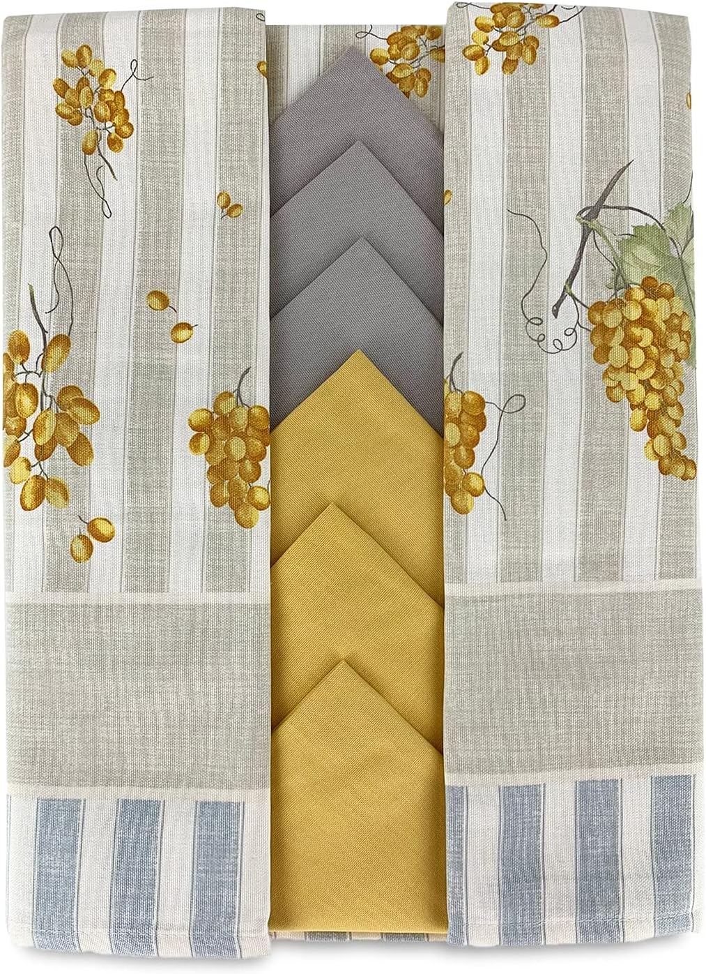 Vingi tableware set 6 seats tablecloth + napkins Fruit print UVA 4431