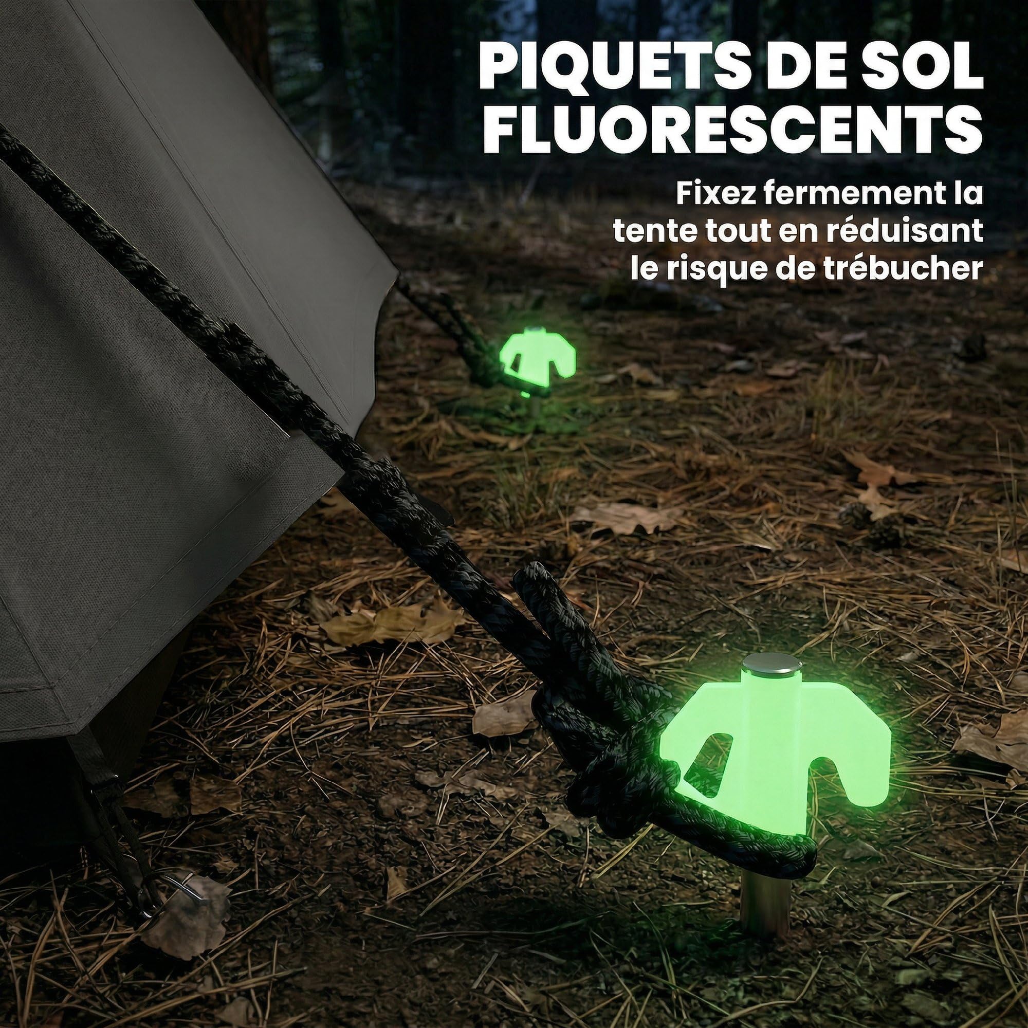 Outsunny Blackout, tenda gonfiabile da campeggio per 4 persone, tenda ad aria, lunga 5,8 m, con 2 camere da letto e soggiorno, impermeabile, 3000 mm, con pompa, tettoia e picchetti fluorescenti