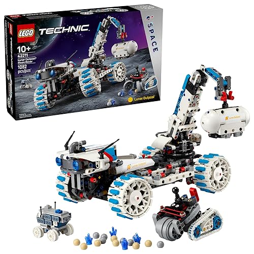 Technic Lunar Outpost Moon Rover Space Vehicle Building Toy -