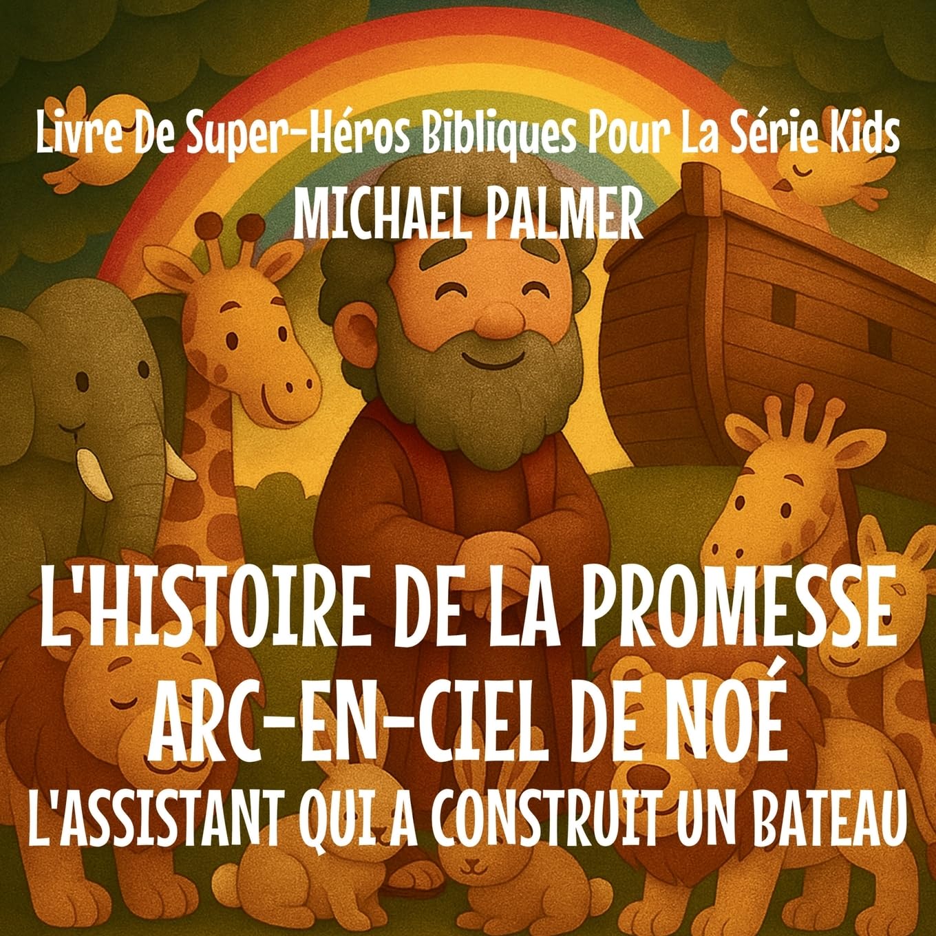 L'Histoire De La Promesse Arc-En-Ciel De Noé: L'Assistant Qui A Construit un Bateau: 6 (Livre de Super-Héros Bibliques Pour la Série Kids)
