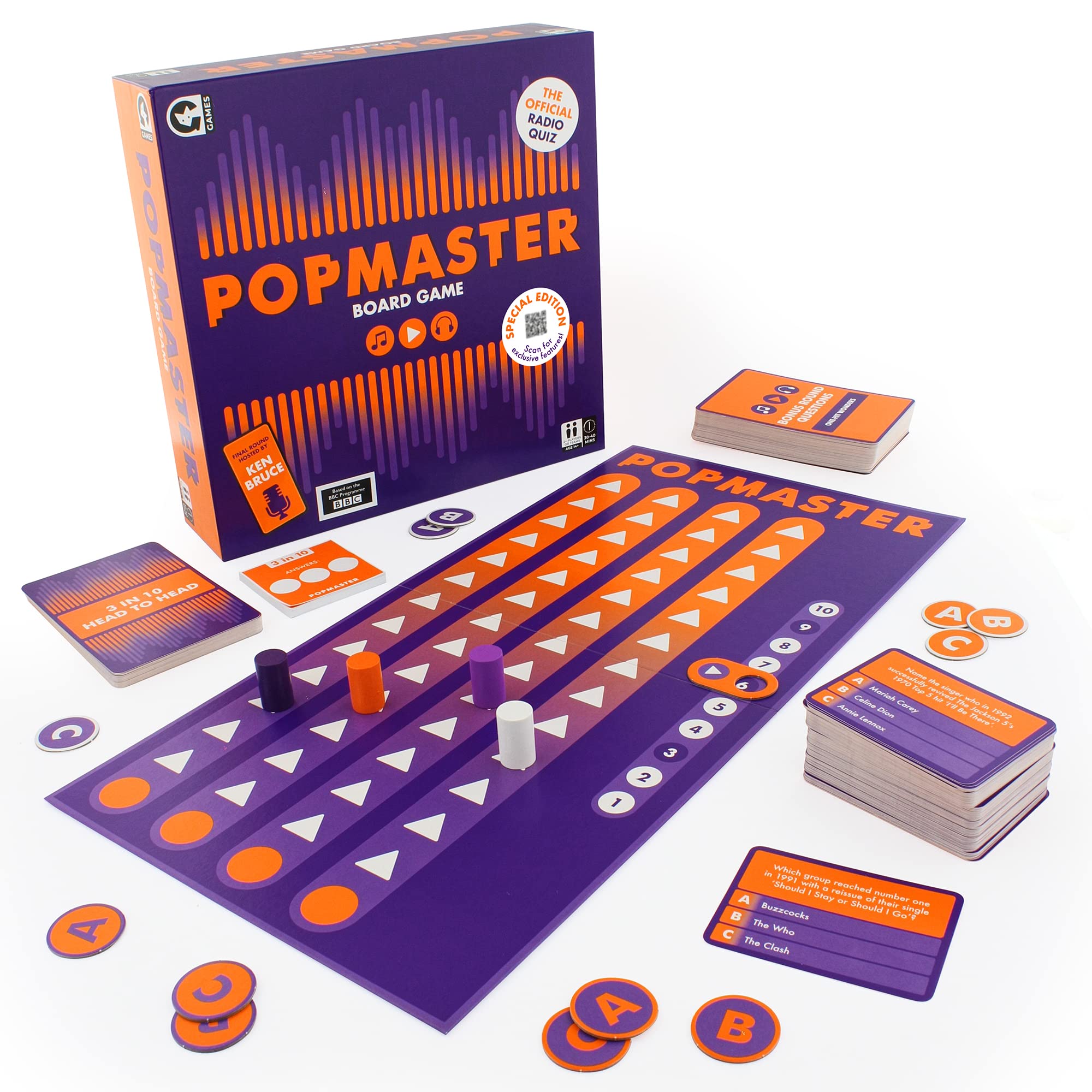 Buy Ginger Fox Special Edition Official PopMaster Board Game Based on