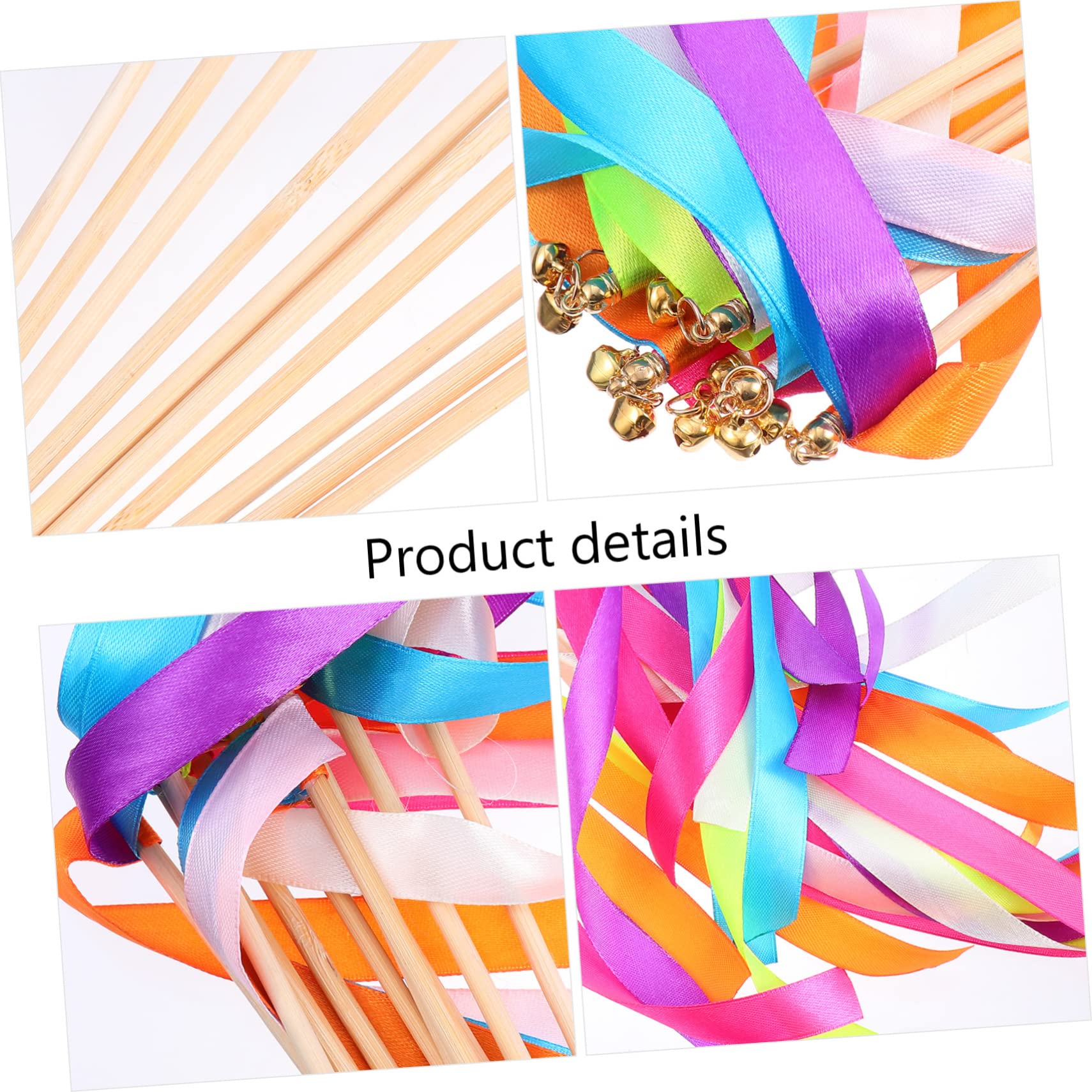 DECHOUS 30stücke Party Ribbons Sticks Zufallsfarben Dekoration Für Hochzeiten Feiern Und Events Satin Gefertigt Leicht Und Handlich