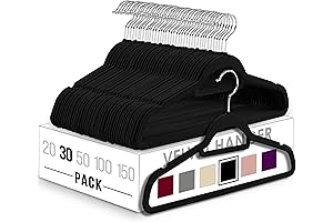 Utopia Home Premium Velvet Hangers 30 Pack- Ready for a Luxurious Storage Makeover?