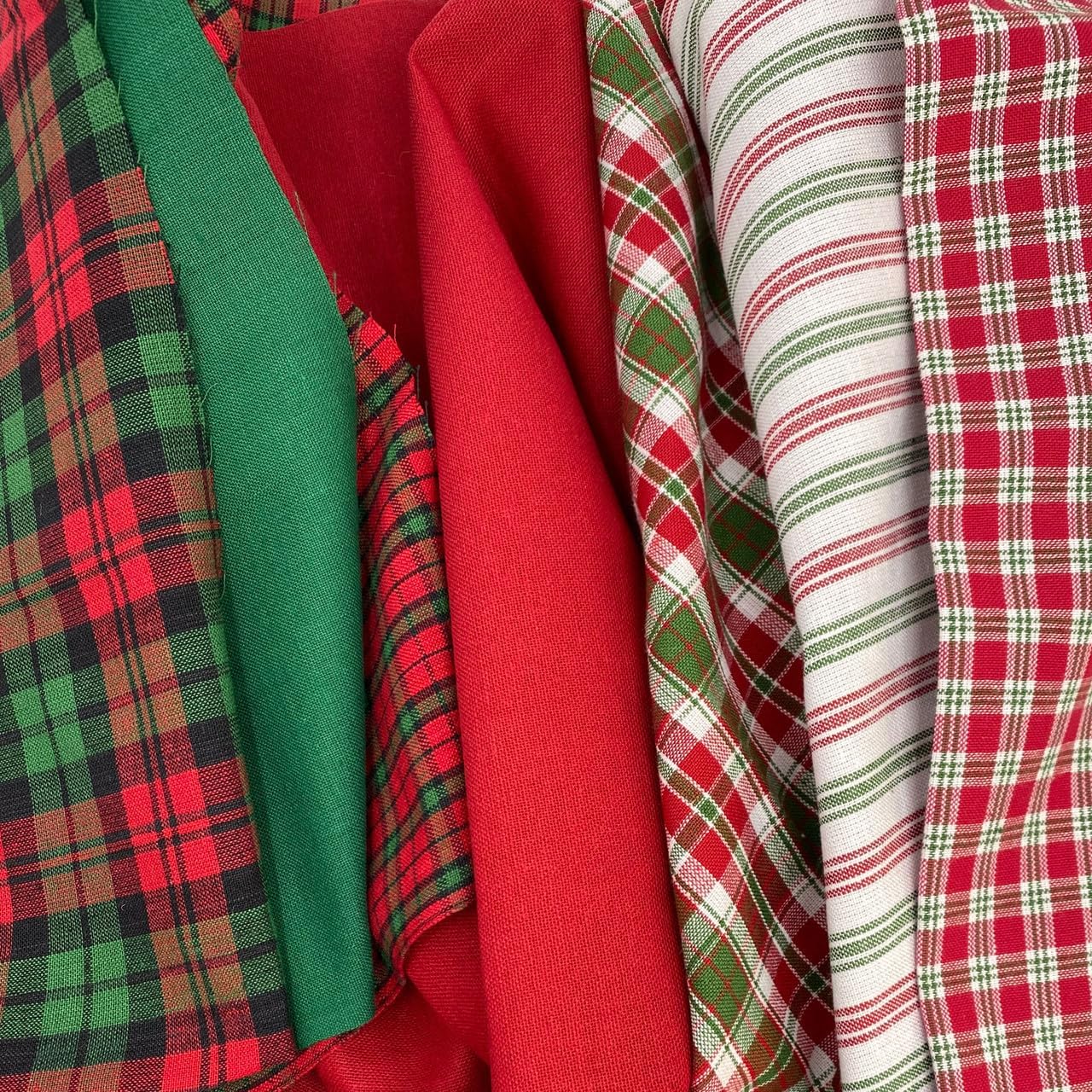 Traditional Red Solid Osnaburg Cotton Fabric by JCS - Sold by The Yard