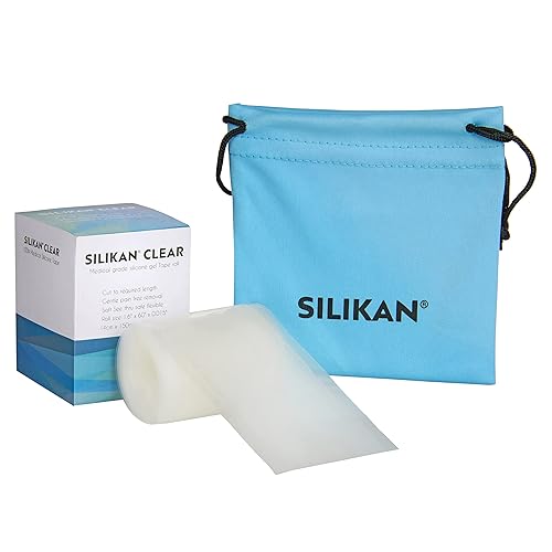 Cinta de silicona transparente de gel para cicatrices – Tiras médicas transparentes para recuperación corporal, mama, cara y quemaduras. Descubre la