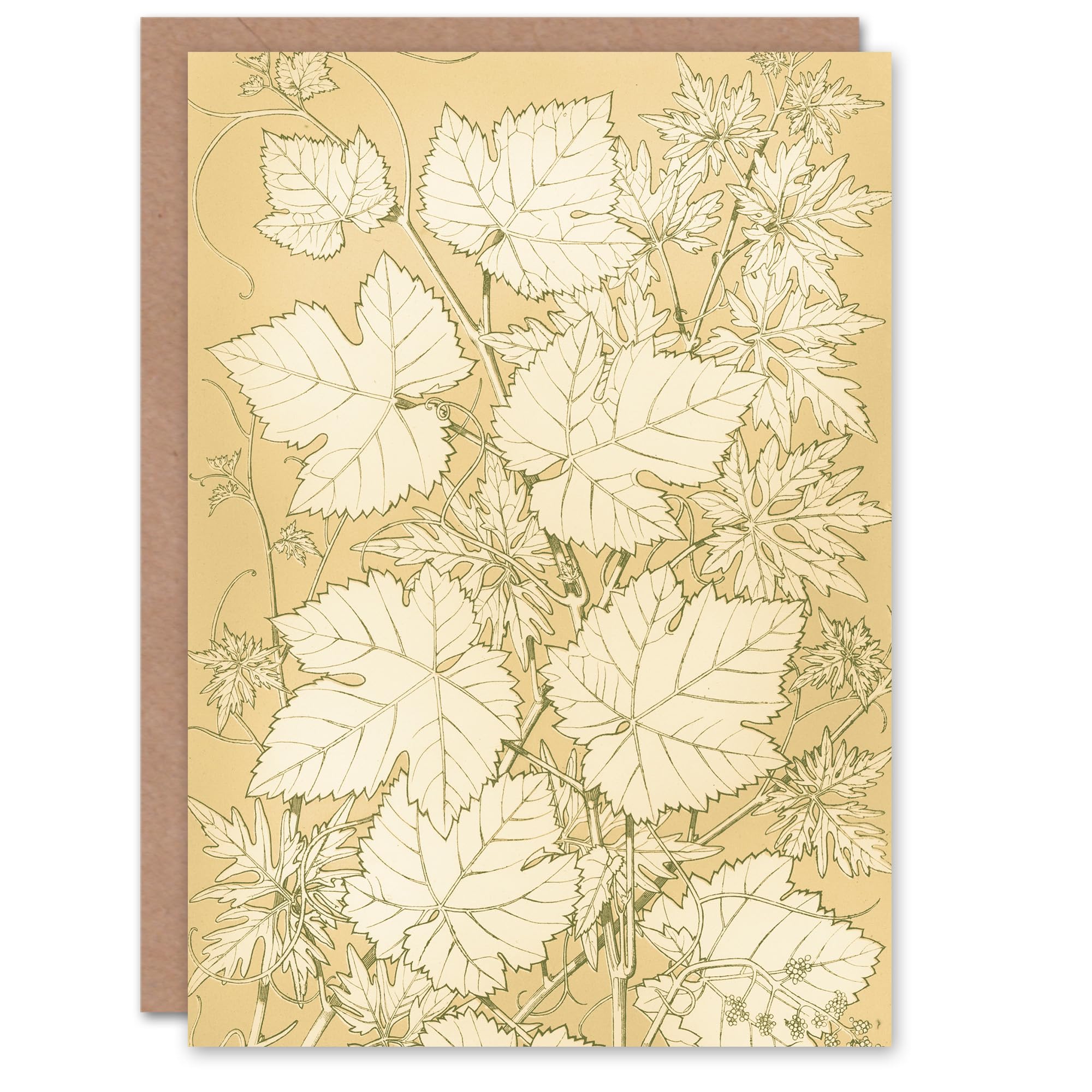 Artery8 Owen Jones Art Card Leaves From Nature No 2 Vintage Botanical
