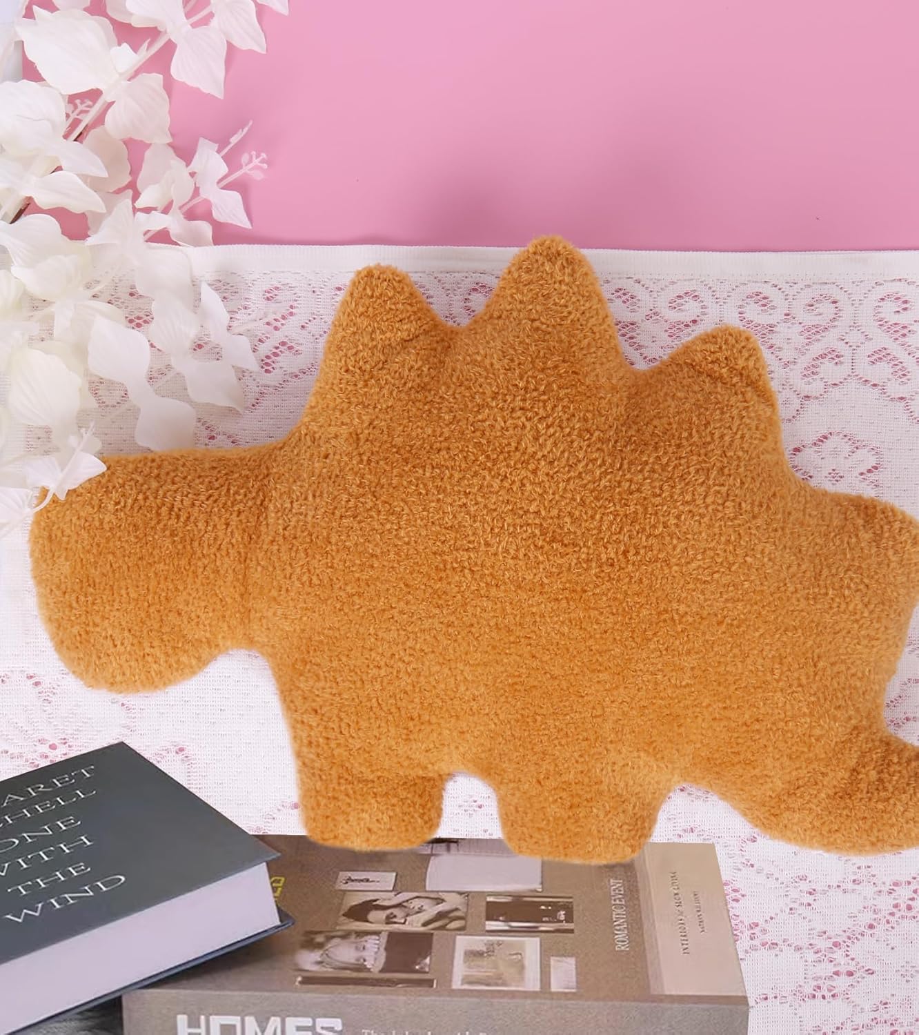 HitToys Dino Nuggets Pillow Plush 18 in, Dinosaur Stuffed Animal Dino Chicken Nugget Plush Toy, Funny Stuffed Animal Room Decor Gifts for Kids Party Birthday Christmas HitToys Dino Nuggets Pillow Plush 18 in, Dinosaur Stuffed Animal Dino Chicken Nugget Plush Toy, Funny Stuffed Animal Room Decor Gifts for Kids Party Birthday Christmas