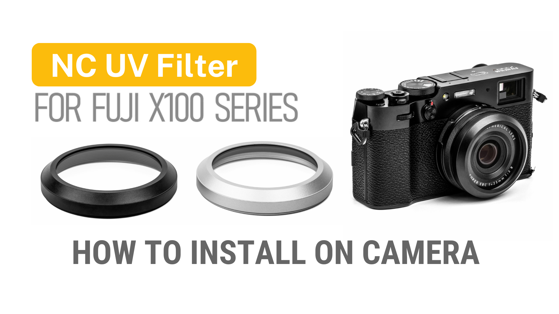 Amazon.com : NiSi NC UV Filter for FUJI FUJIFILM X100VI / X100V