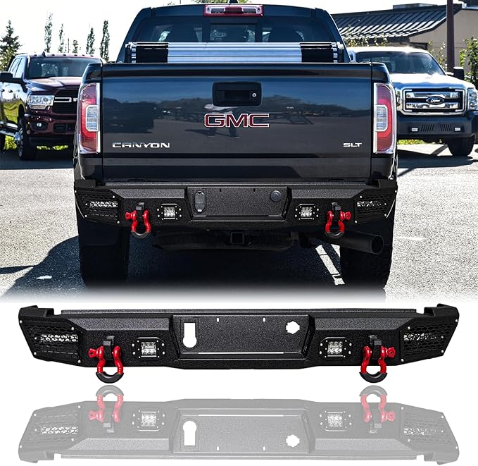 LUYWTE for 20152022 GMC Canyon New Steel Rear Bumper with