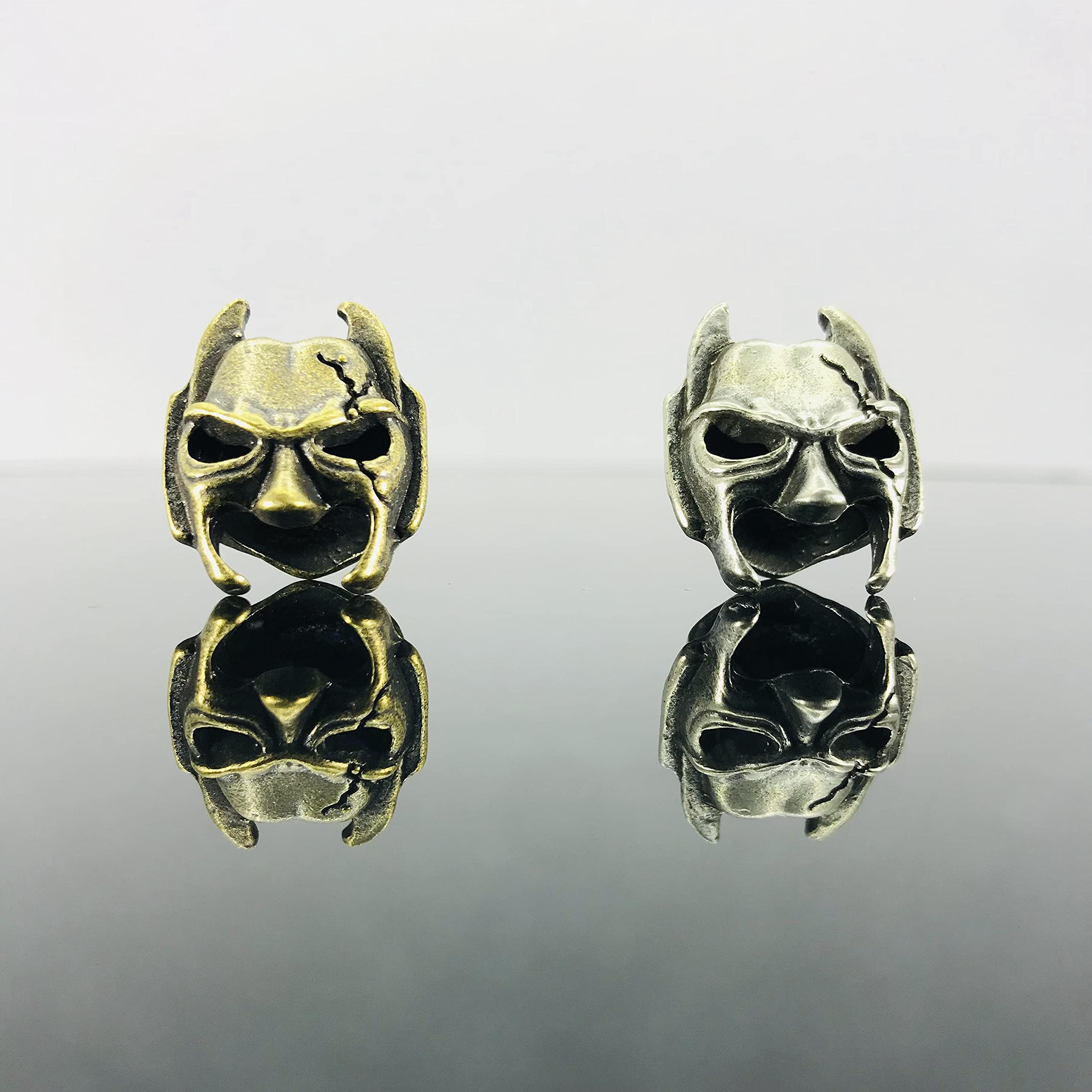 Amazon.co.jp: TAOYATAO 真鍮 デビル ヘルメット EDC ビーズ DIY パラ 