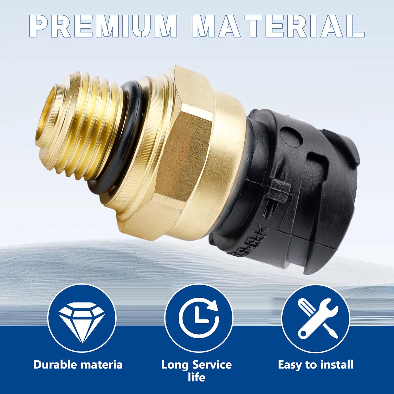 4210195 Oil Pressure Sensor Oil Fuel Pressure Sensor Switch Sender Transducer Fit for DEUTZ Engine TCD Truck, OEM#0421-0195 04213842