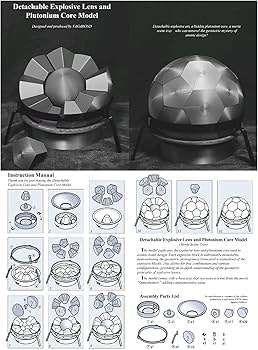 Amazon.com: Atomic Bomb Nuke Plutonium Sphere Internal Model