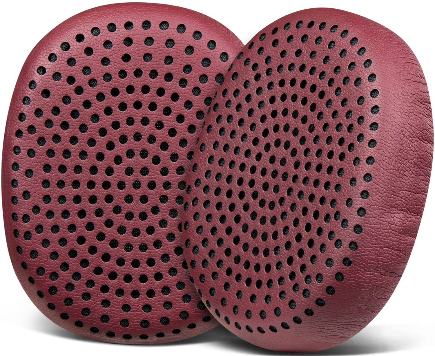 Earpads Replacement for Skullcandy Riff, Riff2 Wired/Wireless On-Ear Headphones, Ear Pads Cushions with Softer Leather, Noise Isolation Foam (Red)