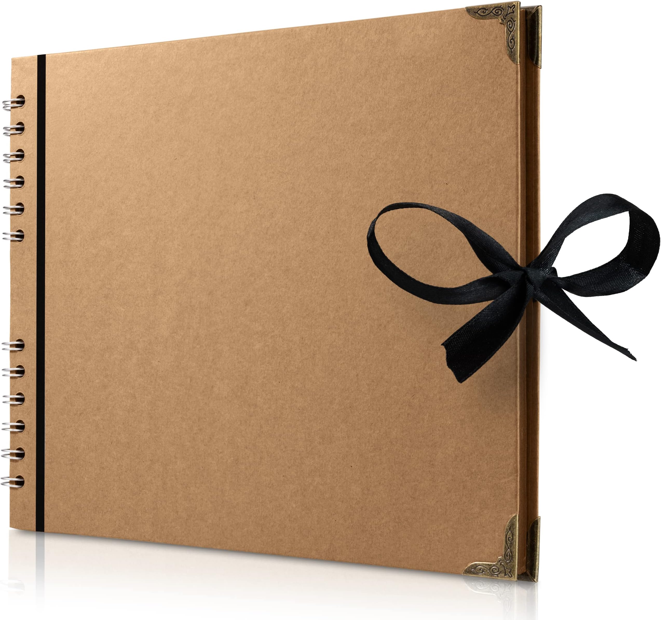 Paperchase Kraft Square Scrapbook, Photo Album, Memory Book, Blank Canvas for Your Art, Craft